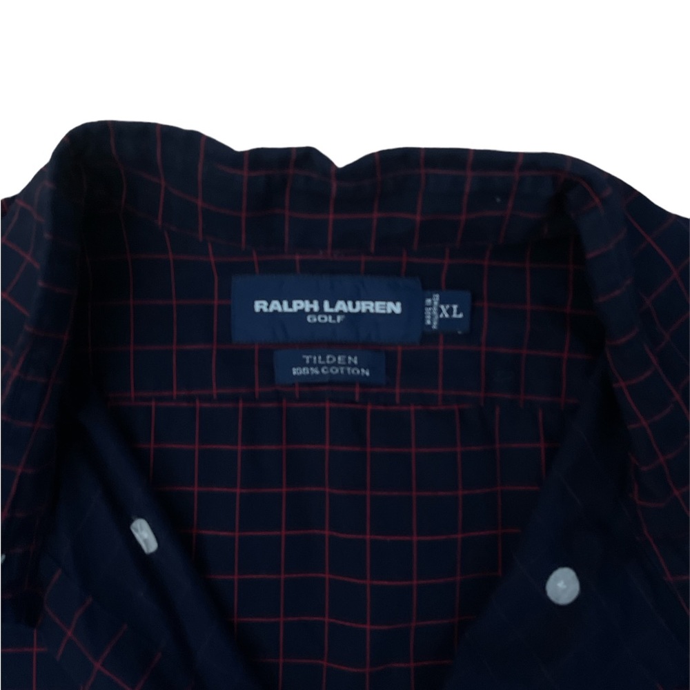 RALPH LAUREN OXFORD GOLF LONG SLEEVE SHIRT FRONT BUTTON. Pre loved. - Picture 4 of 5